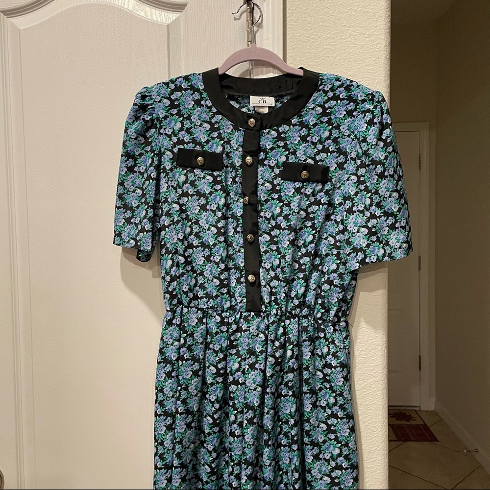 Vintage CB floral dress